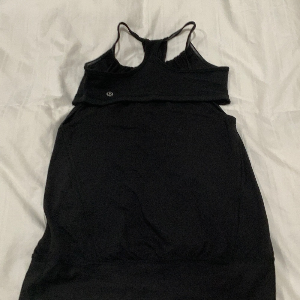 lululemon athletica Black Racerback Tank Top